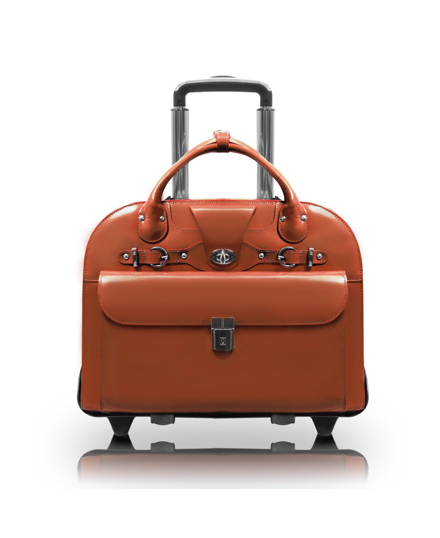 Сумка McKlein Roseville Detachable Wheeled Briefcase, цвет: Чёрный — фото 5