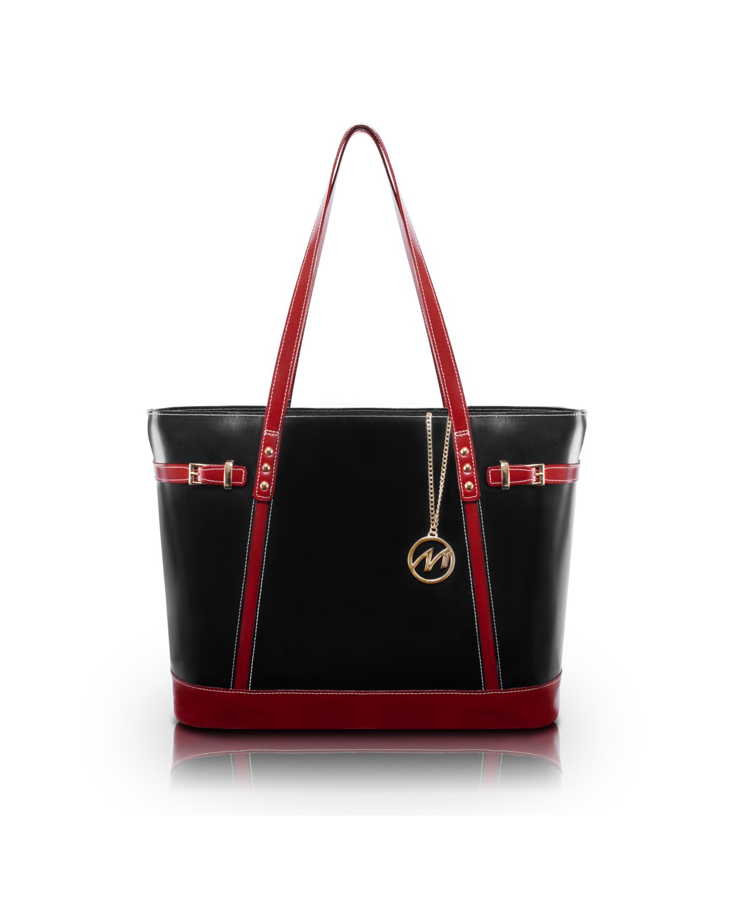Сумка McKlein Serafina Leather Tote, цвет: Чёрный — фото 3