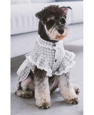 I Love Poochi Classical Fashion Plaid Dog Dress Collection