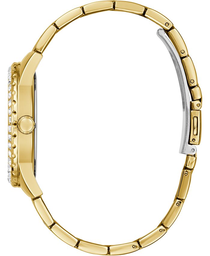 GUESS Women's Gold-Tone Stainless Steel Bracelet Watch 38mm - Macy's