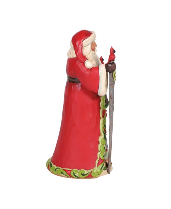 jim shore santa cardinal