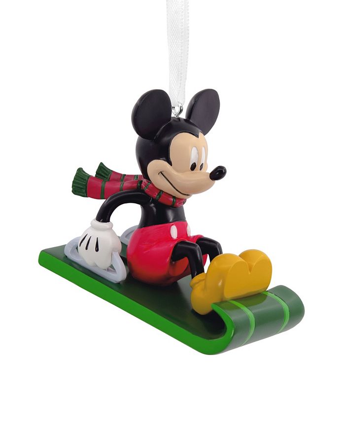 Hallmark Disney Mickey Mouse on Sled Christmas Ornament Macy's