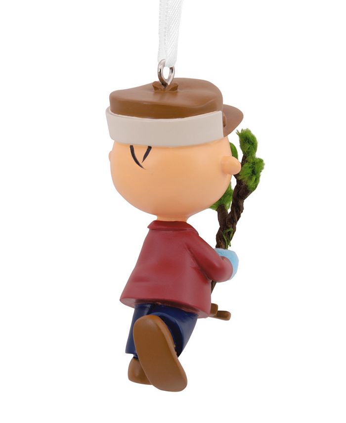 Hallmark Peanuts Charlie Brown With Tree Christmas Ornament Macy's