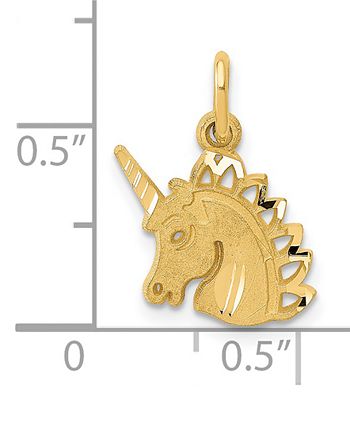 Macy's - Unicorn Charm Pendant in 14k Yellow Gold