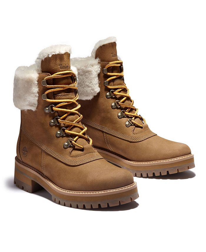 women's courmayeur valley shearling waterproof lug sole boot