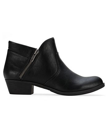 Sun + Stone Abby Double Zip Booties, Created for Macy's & Reviews ...