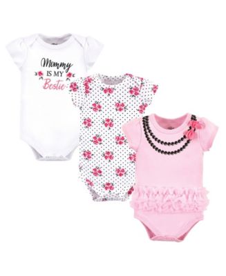 Little Treasure Baby Girls Bodysuits - Macy's