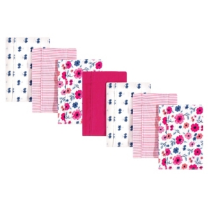 Touched by Nature Baby Boys and Girls Burp Cloths Pack of 7