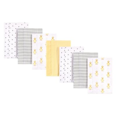 Gentle 7-Piece Flannel Burp Cloth Set