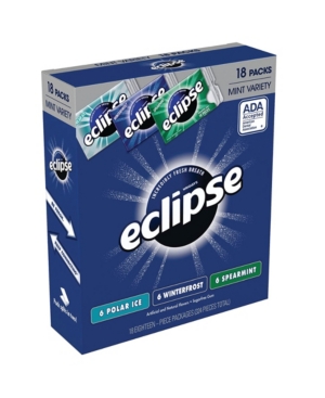 UPC 022000012470 product image for Eclipse Mint Gum Variety, 18 Pack | upcitemdb.com