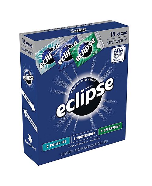 Eclipse Gum Eclipse Mint Gum Variety, 18 Pack & Reviews Food