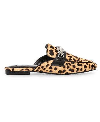 Steve Madden Women s Kalista Cheetah Print Chain Mules Macy s