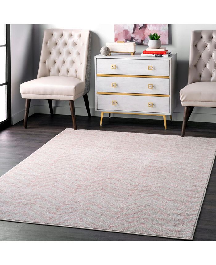 nuLoom Rosanne RZBD94C Pink 6'7" x 9' Area Rug Macy's