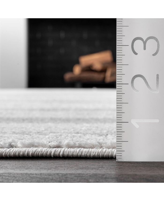 nuLoom Tristan BDSM02A Gray 5' x 8' Area Rug Macy's