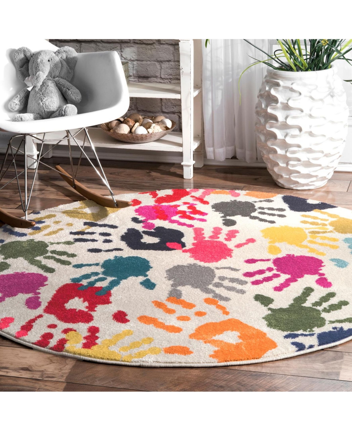 nuLoom Pinkie ECCR15AArea Rug - Multi