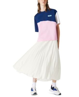 Lacoste - Women's Classic Midi Pleated A-Line Skirt