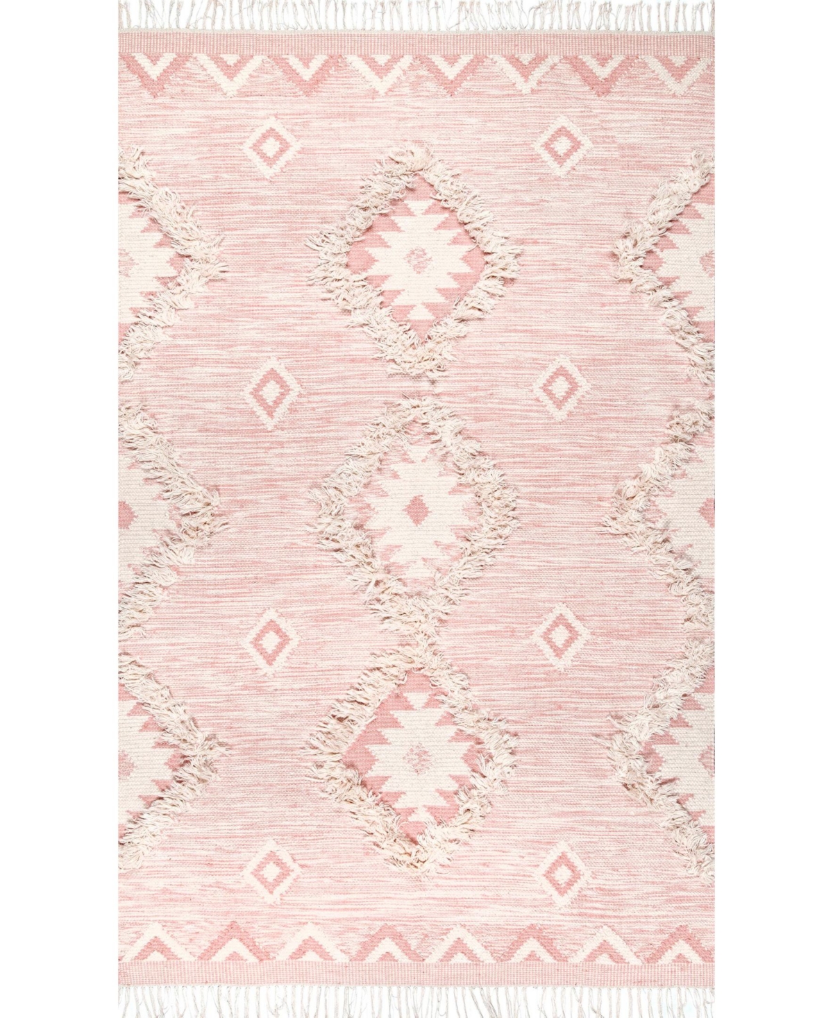 nuLoom Savannah SPMO01E Pink 6' x 9' Area Rug - Pink