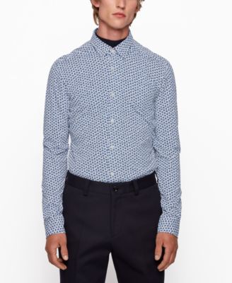 hugo boss floral shirt