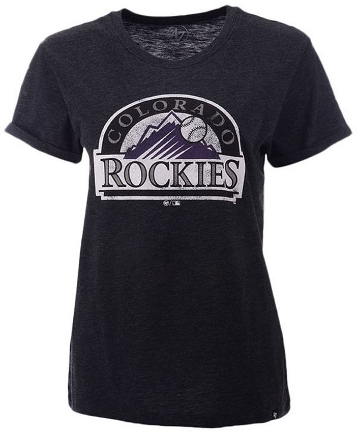 '47 Brand Women's Colorado Rockies Throwback Match Triblend Hero T