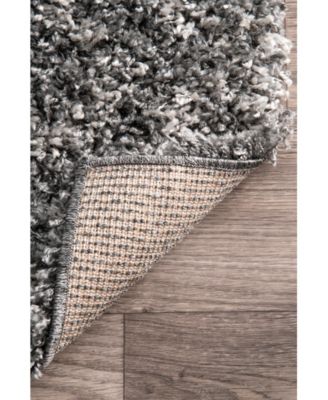 nuLoom Iola OZSG18B Gray 6'7" x 9' Area Rug