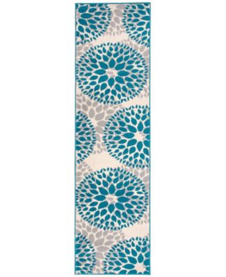 Main Street Rugs Haven 9099 Blue 2' x 10' Runner Area Rug - Macy's