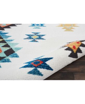 Navajo NAV07 White Rug