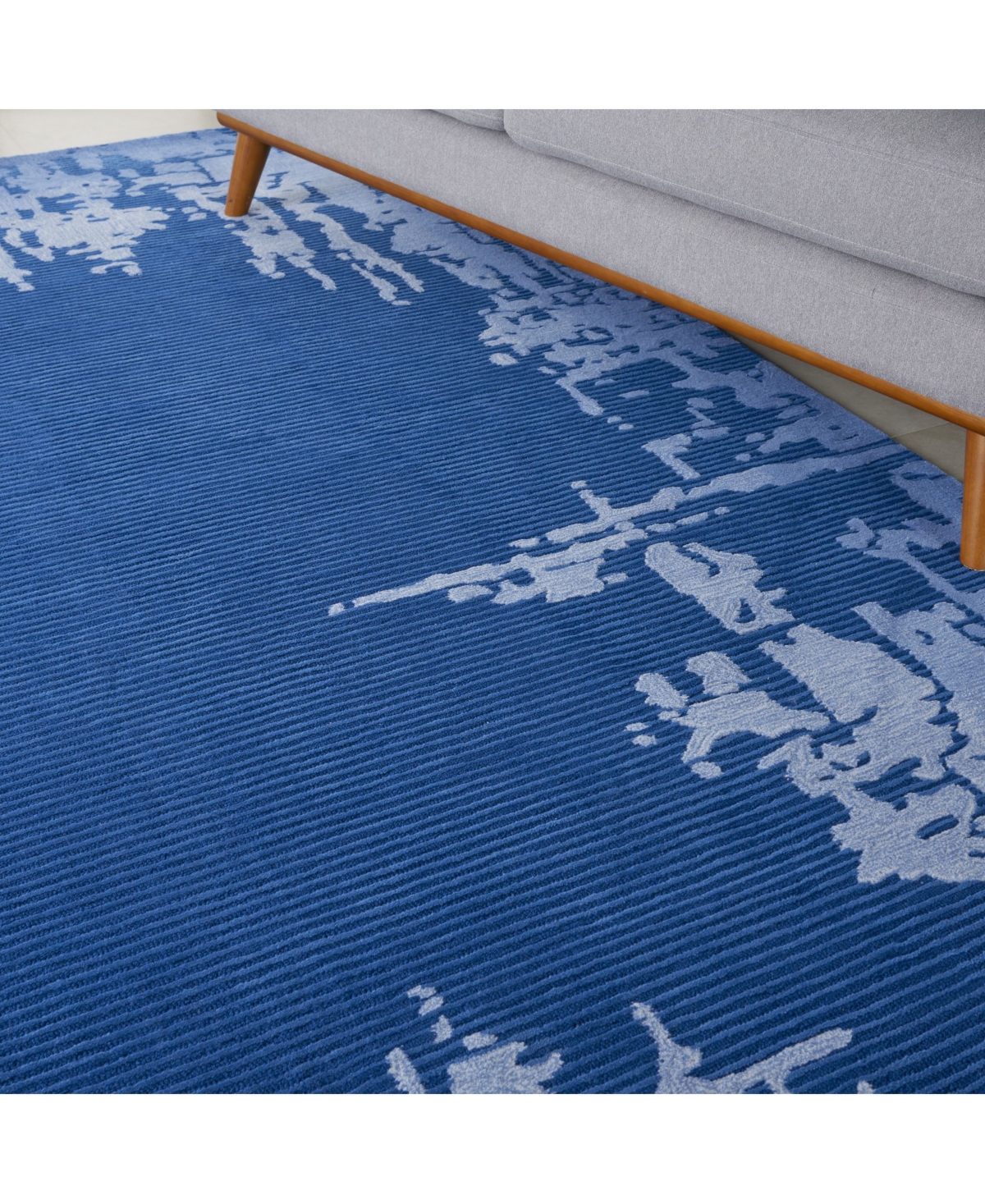 Nourison Home Symmetry SMM02 Navy 8'6" x 11'6" Area Rug