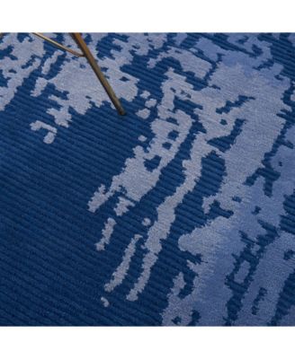 Symmetry SMM02 Navy 5'3" x 7'9" Area Rug