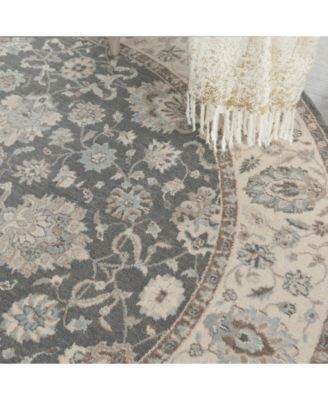 Nourison Home Living Treasures Li16 Gray Ivory Rug