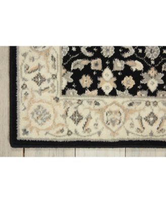 Persian Empire PE26 Black 7'9" x 10'10" Area Rug