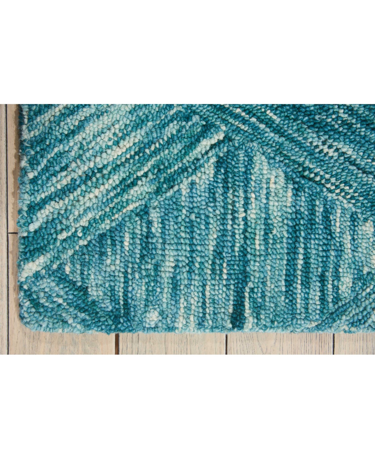 Nourison Home Interlock LNK01Area Rug - Aquamarine