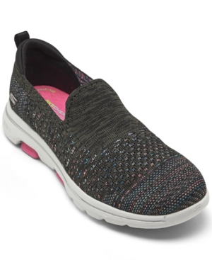 image of Skechers Women-s GOwalk 5 - Mirage Slip-On Walking Sneakers from Finish Line