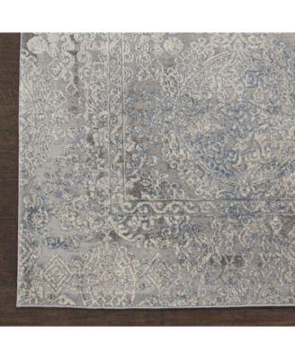 Rustic Textures RUS09 Ivory and Mist Rug