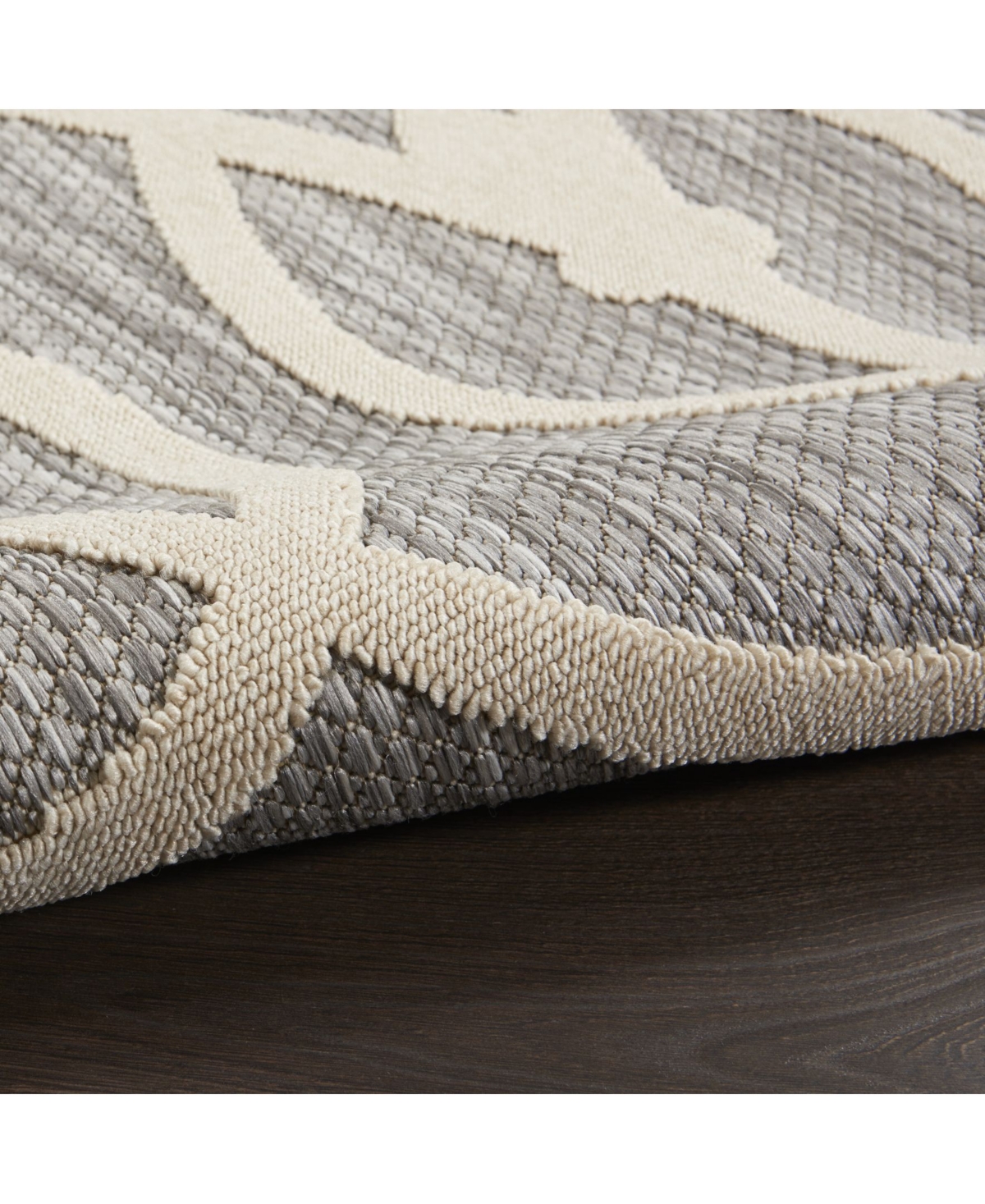 Nourison Home Cozumel CZM04Outdoor Area Rug - Gray