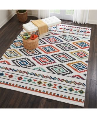 Navajo NAV06 White Rug