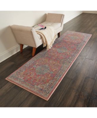 Ankara Global ANR01 Multi 2'4" x 8' Runner Rug