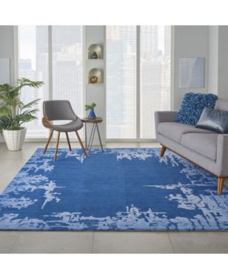 Symmetry SMM02 Navy Rug