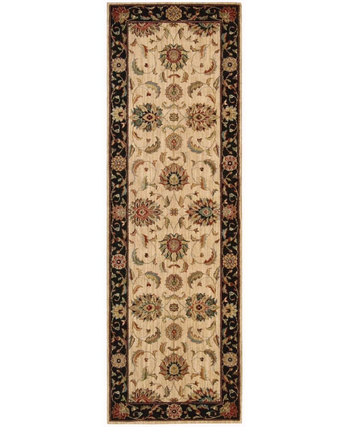 Nourison Home Living Treasures LI04 Ivory 2'6in x 8' Runner Rug - Ivory
