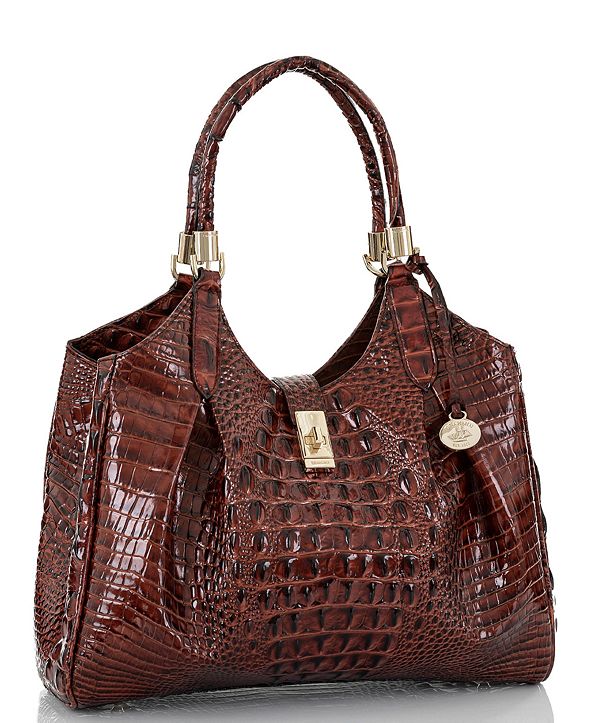 Brahmin Celia Melbourne Embossed Leather Satchel & Reviews Women Macy's