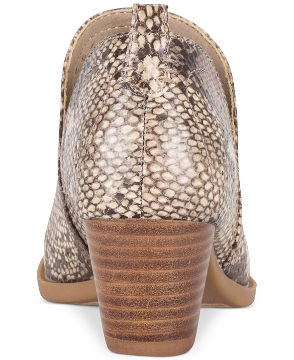 bare traps womens rizzo block heel booties