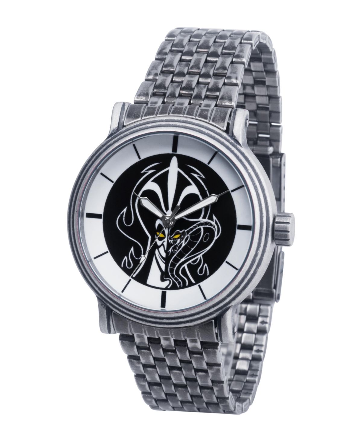 Disney Villains Jafar Men's Antique Silver Vintage Watch 44mm - Silver