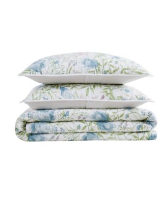 Field Floral 3-Pc. Quilt Set, Full/Queen