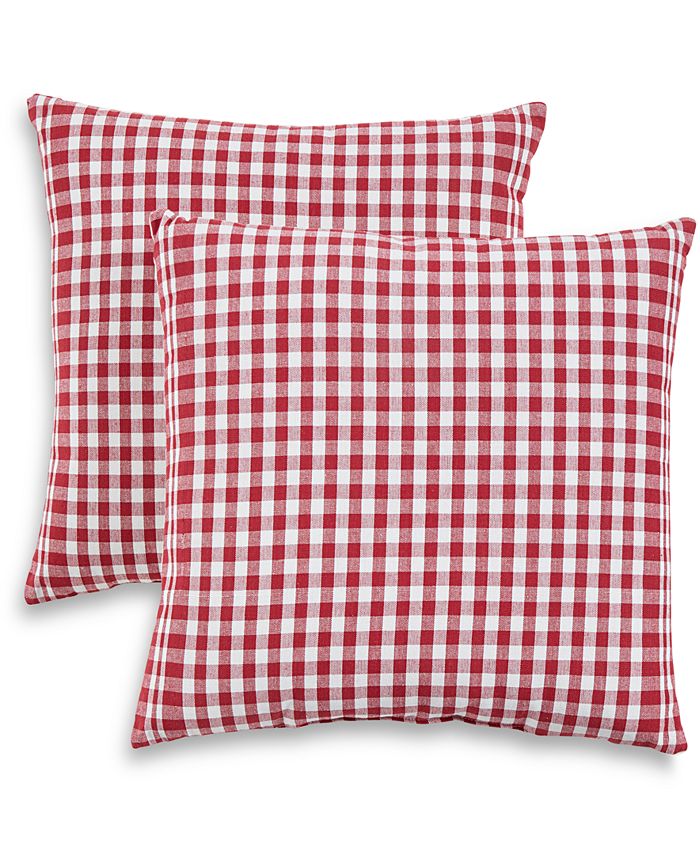 Small World Home Gingham 2 pack - Macy's