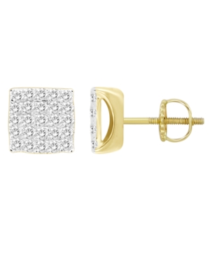 image of Men-s Diamond (1 ct.t.w.) Earring Set in Yellow Gold