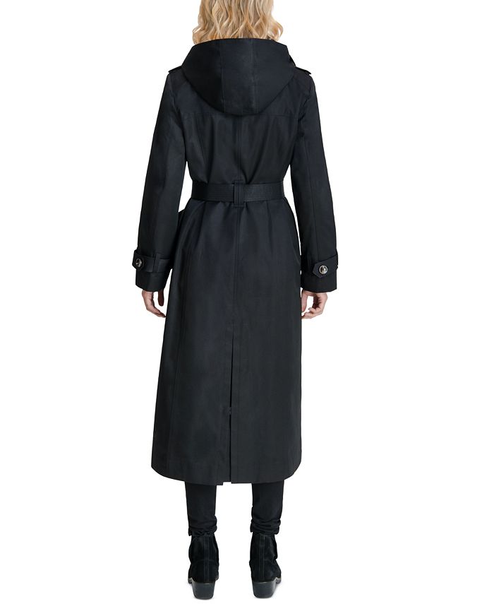 London Fog Hooded Maxi Trench Coat & Reviews - Coats - Women - Macy's