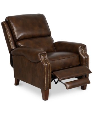 Arianlee Leather Push Back Recliner, Created for Macy's