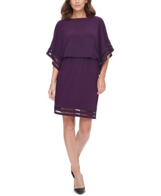 macys purple dresses