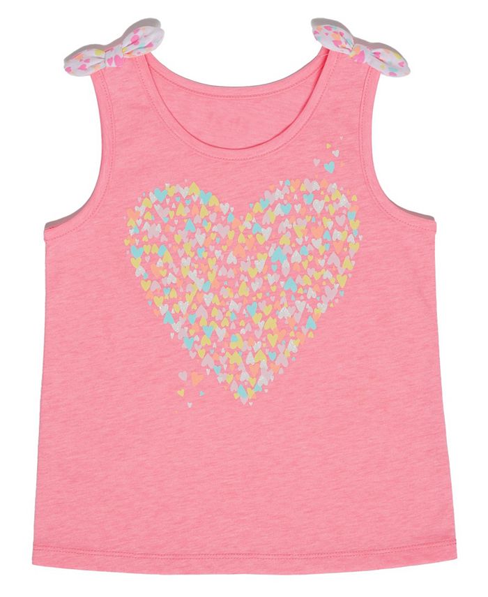 Epic Threads Little Girls Graphic Combo Bow Strap Tank - Macy's