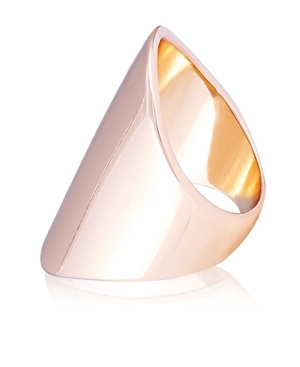 image of T Tahari Essential Links Domed Cocktail Ring