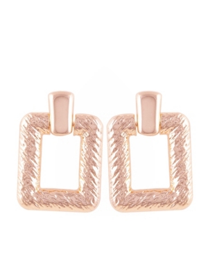 image of T Tahari Essential Textured Drop Earring